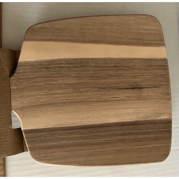 Brandani Italy Wooden Cheese Knife Set Acacia Cutting Board and 3 Servers NOB - Picture 5 of 7